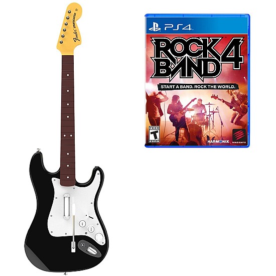 HARMONIX MUSIC SYSTEMS ROCK BAND 4 GUITAR SOFTWARE BUNDLE PlayStation 4