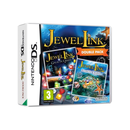 AVANQUEST SOFTWARE Jewel Link Double Pack Atlantic Quest and Galactic Quest Nintendo DS