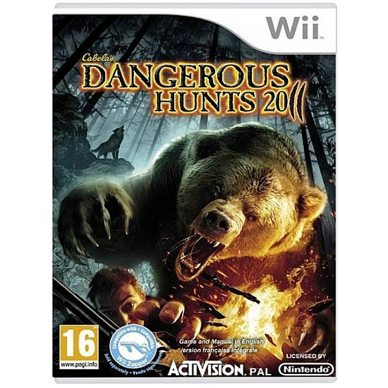 Activision Cabela's Dangerous Hunts 2011 Solus Nintendo Wii