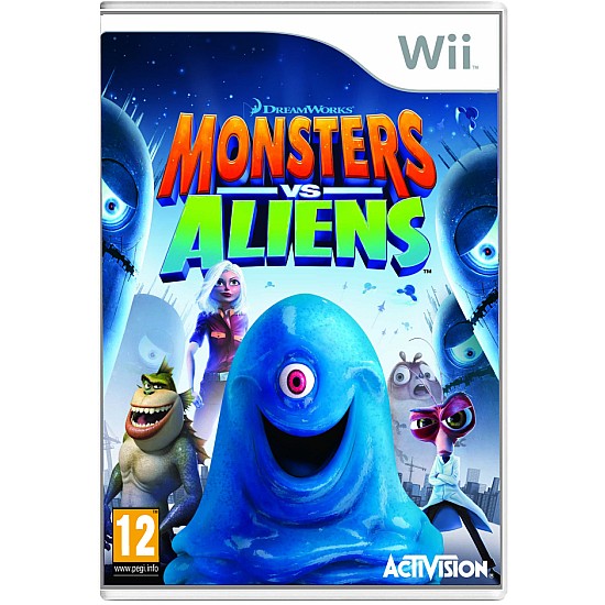 Activision Monsters vs. Aliens Nintendo Wii