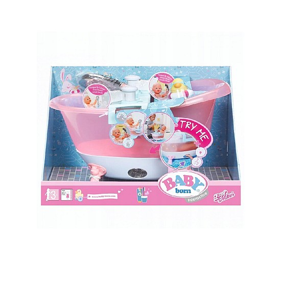 Zapf Baby Born - Interactive Bathtub with Foam