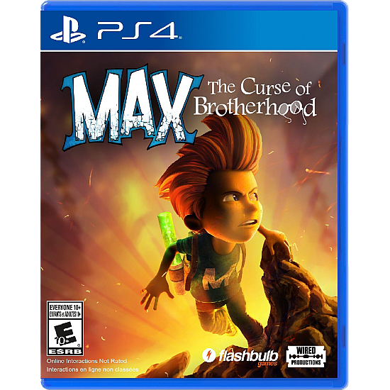 PRESS PLAY Max The Curse of Brotherhood PlayStation 4