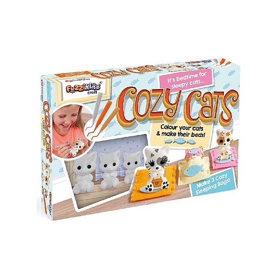 Fuzzikins Fuzzikins Craft - Cozy Cats /Toys