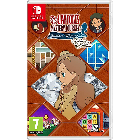 LEVEL 5 Layton's Mystery Journey Katrielle and the Millionaires' Conspiracy Deluxe Edition Nintendo Switch