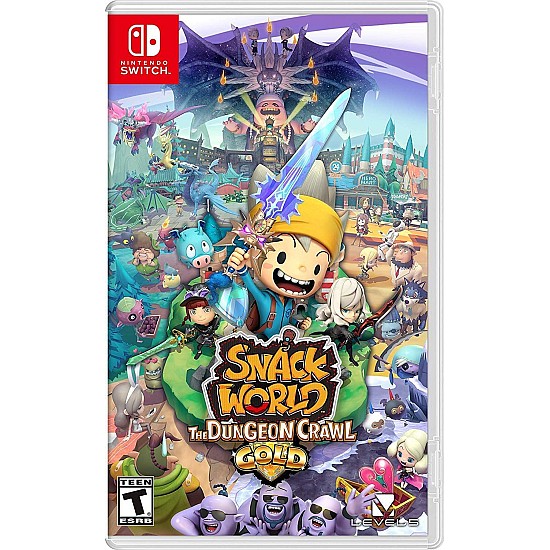 H.A.N.D. INC. Snack World The Dungeon Crawl Gold Nintendo Switch