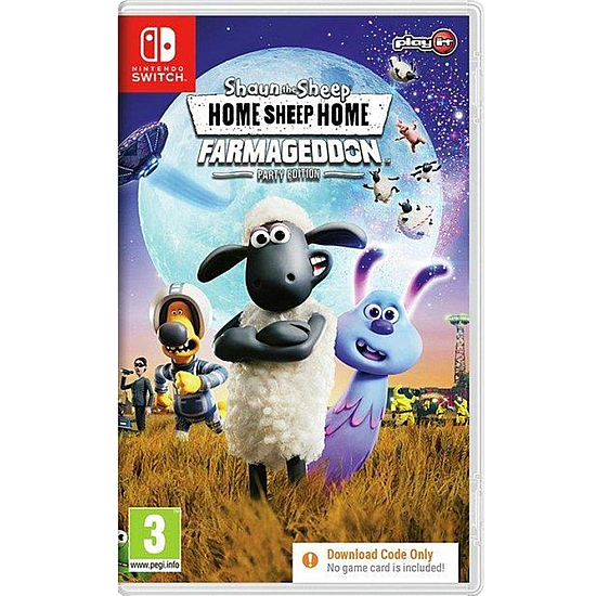 AARDMAN ANIMATIONS Shaun the Sheep Home Sheep: Home Farmageddon Party Edition(Code in a box) Nintendo Switch