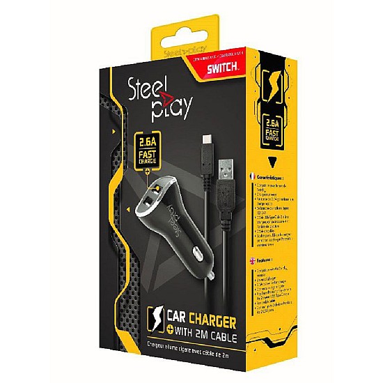 Incarcator Steelplay Auto Cu Doua Porturi: 2,6 V