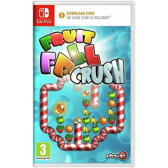 SYSTEM 3 Fruit Fall Crush Code in a box Nintendo Switch