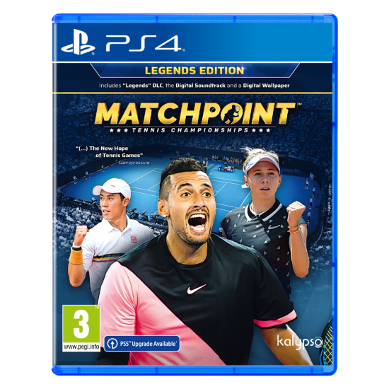 TORUS GAMES Matchpoint: Tennis Championships Legends Edition PlayStation 4