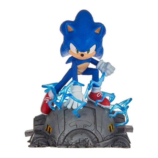 Diamond Select Toys Diamond Sonic Movie Gallery: The Hedgehog - Sonic PVC Statue (13cm)