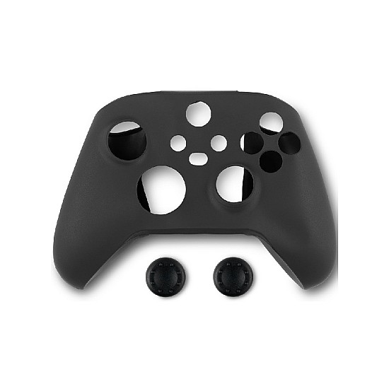 Spartan Gear Husa din silicon pentru Controller si Protectie pentru butoane Spartan Gear Xbox Series X/S Negru