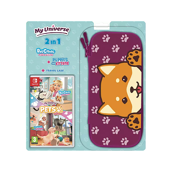 MAXIMUM GAMES My Universe Pets Edition Puppies Kittens + Pet Clinic Cats Dogs + Husa Pentru Nintendo Switch