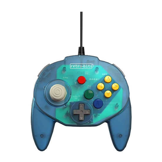 Retro-Bit Controller Retro-Bit Tribute 64 USB Albastru Ocean