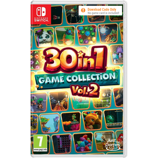 TEYON 30 in 1 Game Collection Vol 2 Code in Box Nintendo Switch
