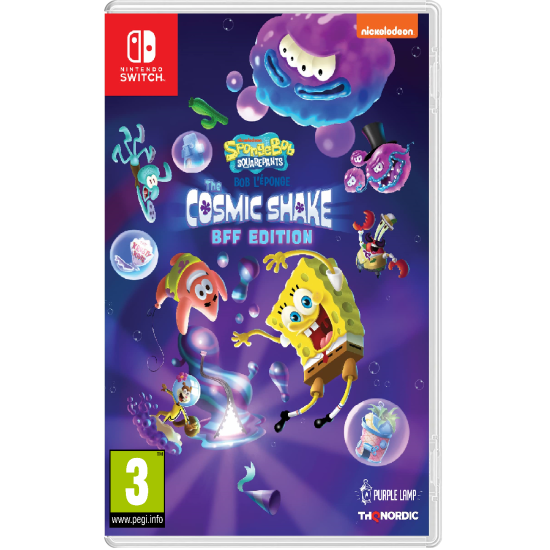 PURPLE LAMP STUDIOS SpongeBob SquarePants The Cosmic Shake BFF Edition Nintendo Switch