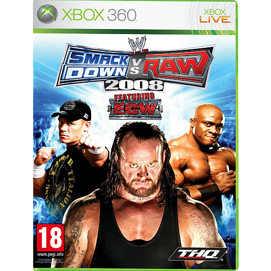 YUKE'S WWE SmackDown! vs. RAW 2008 XBOX 360