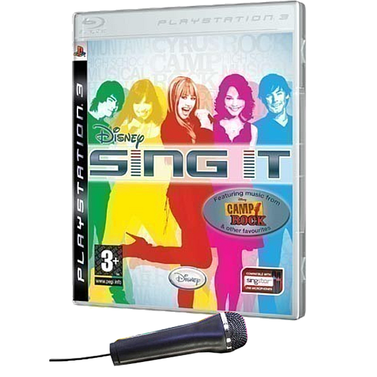 ZOE MODE Disney Sing It Bundle with Microphone PlayStation 3