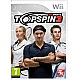 PAM DEVELOPMENT Top Spin 3 + 2 Racquets Nintendo Wii