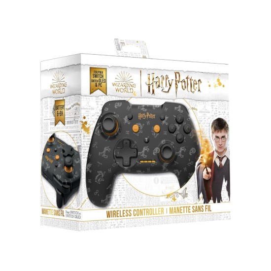 Trade Invaders Controller Harry Potter Wireless Black NSW