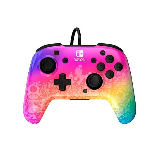 PDP Wired Controller PDP Rematch Wired Star Spectrum - NSW