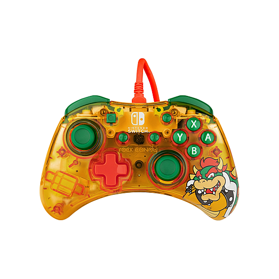 Rock Candy Controller Rock Candy Wired Bowser - Nintendo Switch