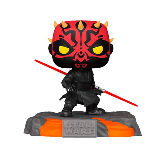 Pop Deluxe Star Wars Red Saber Series V1 Darth Maul Glows In The Dark