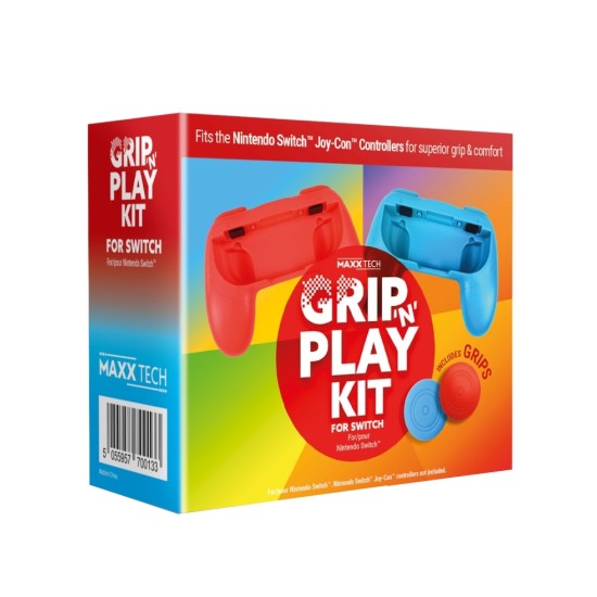 MaxxTech Set Grip 'n' Play Kit - Nintendo Switch