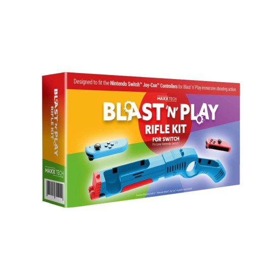 MaxxTech Kit Blast 'n' Play Rifle - Nintendo Switch