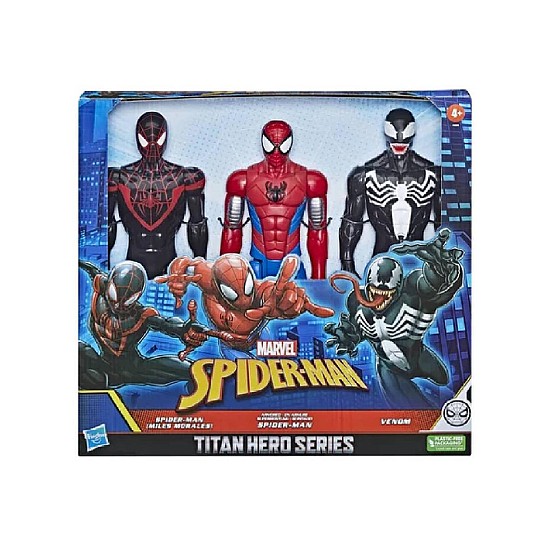 Marvel Marvel Spider Man Titan Hero S3 Spider Man Miles Morales , Spider Man Armored Venom F5809