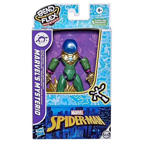 Marvel Marvel Spider Man Bend And Flex Missions Marvels Mysterio 15cm F3846