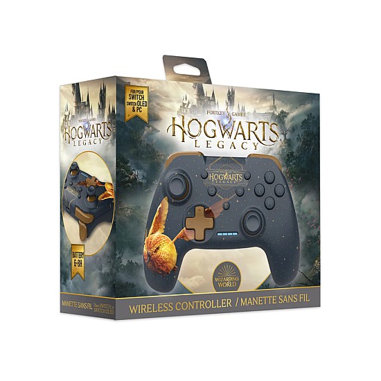 Trade Invaders Controller Harry Potter Wireless Hogwarts Legacy Golden Snitch - Nintendo Switch