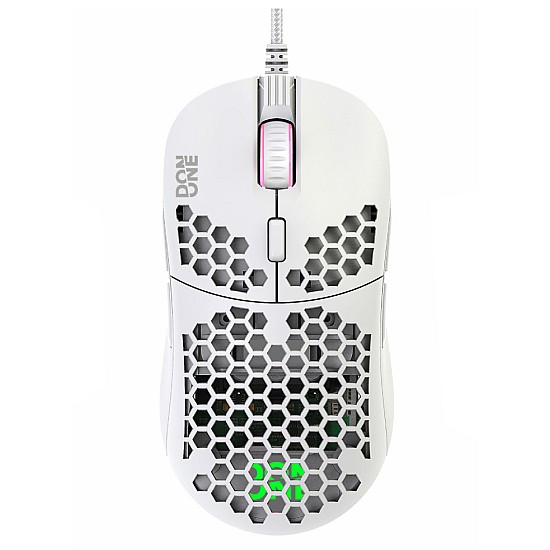 Don One Mouse Don One GM500 RGB LightWeight White (PMW 3389)