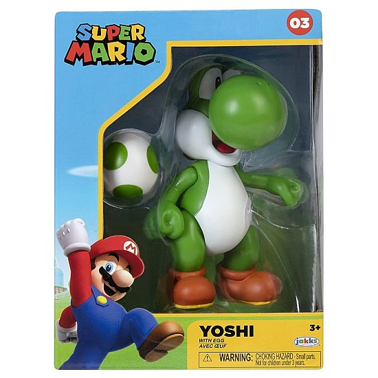 Jakks Super Mario Yoshi & Oeuf 10cm