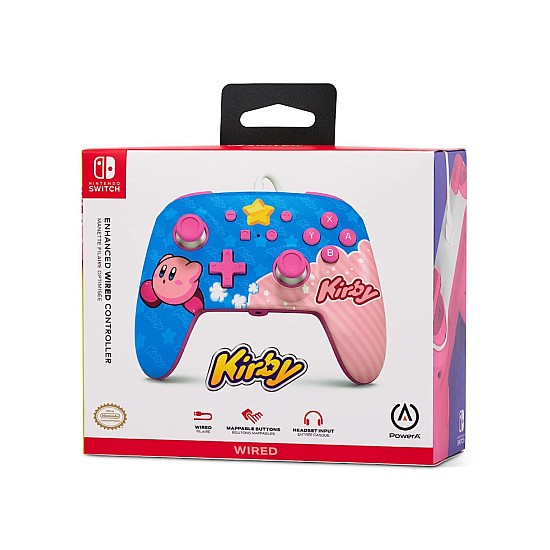 Nintendo Switch Controller PowerA Enh Wired Kirby - Nintendo Switch