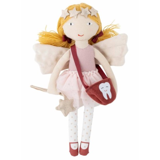 Bloomingville Papusa Bloomingville Mini Fedora The Tooth Fairy Soft Rose (82054448)