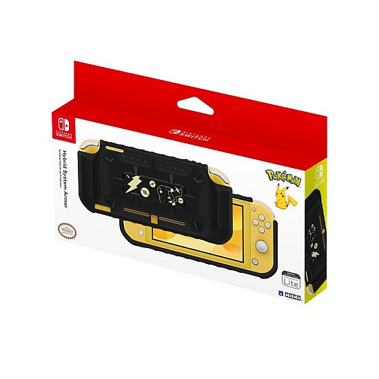 Hori Husa Hori Lite Hybrid System Armor Pokemon Pikachu Black & Gold