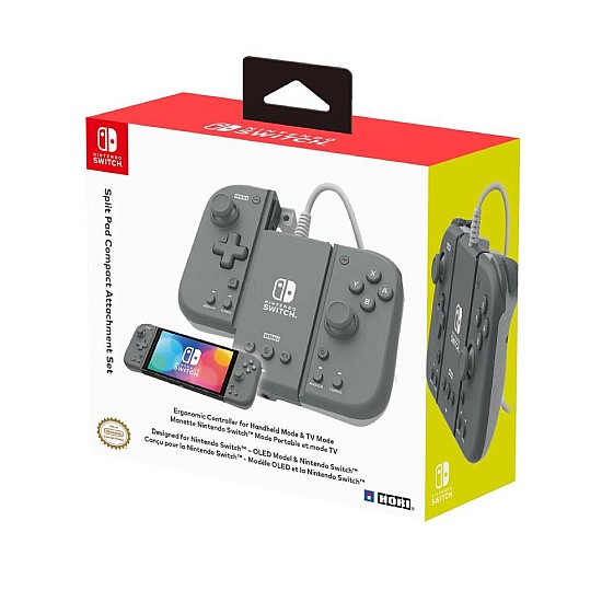 Hori Controller Hori Split Pad Compact Attachment Grey