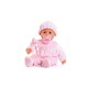 Bayer Papusa Bayer First Word Baby soft pink 38cm (93824AA)