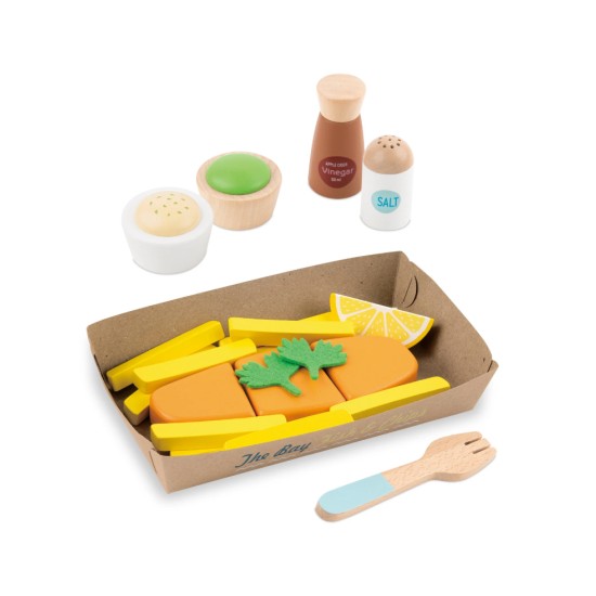 ET Toys Small Wood Fish and Chips (L40280)