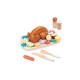 ET Toys Set Small Wood Roast Chicken (L40285)