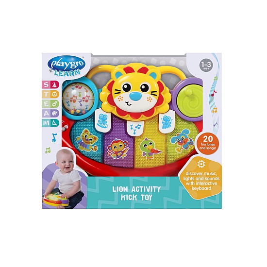 Playgro Playgro Jerry's Class Lion Activity Kick Toy Piano (1-6385508)