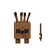 Mattel Minecraft Mattel Minecraft Badger Series Wood Golem 8cm