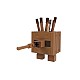 Mattel Minecraft Mattel Minecraft Badger Series Wood Golem 8cm