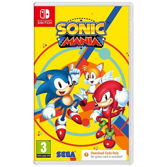 SEGA Sonic Mania Plus Code in Box Nintendo Switch