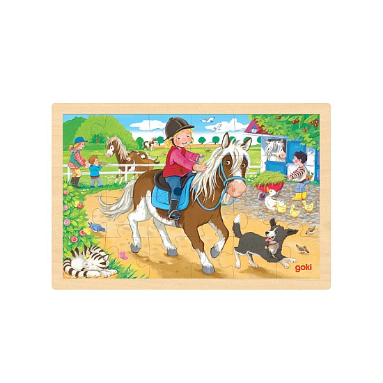 GOKI Puzzle GOKI Pony farm (57412)