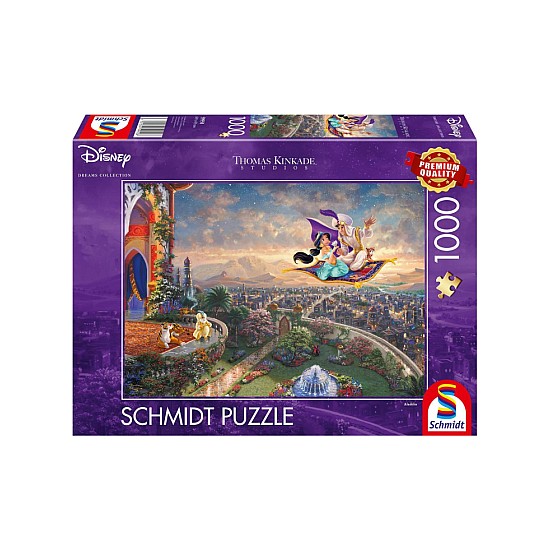 Schmidt Spiele Puzzle Schmidt Thomas Kinkade Disney Aladdin 1000pc (SCH9508)