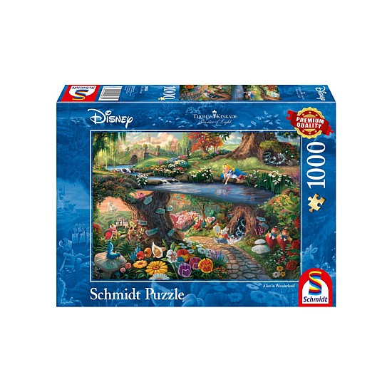 Schmidt Spiele Puzzle Schmidt Thomas Kinkade Disney Alice in wonderland 1000pc (SCH9636)