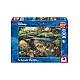 Schmidt Spiele Puzzle Schmidt Thomas Kinkade Disney Alice in wonderland 1000pc (SCH9636)