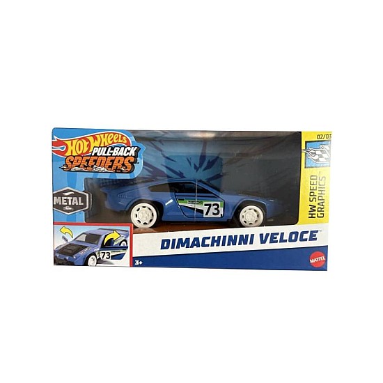 Mattel Hot Wheels Pull-Back Speeders Dimachinni Veloce (1:43) (HWH35)