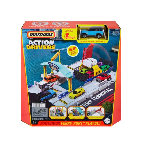 Mattel Matchbox Action Drivers Ferry Port Playset (HMH29)